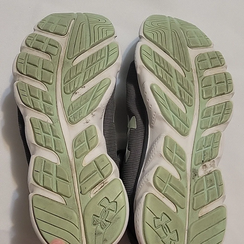 Under Armour Grey & teal sneakers Women's Size 6